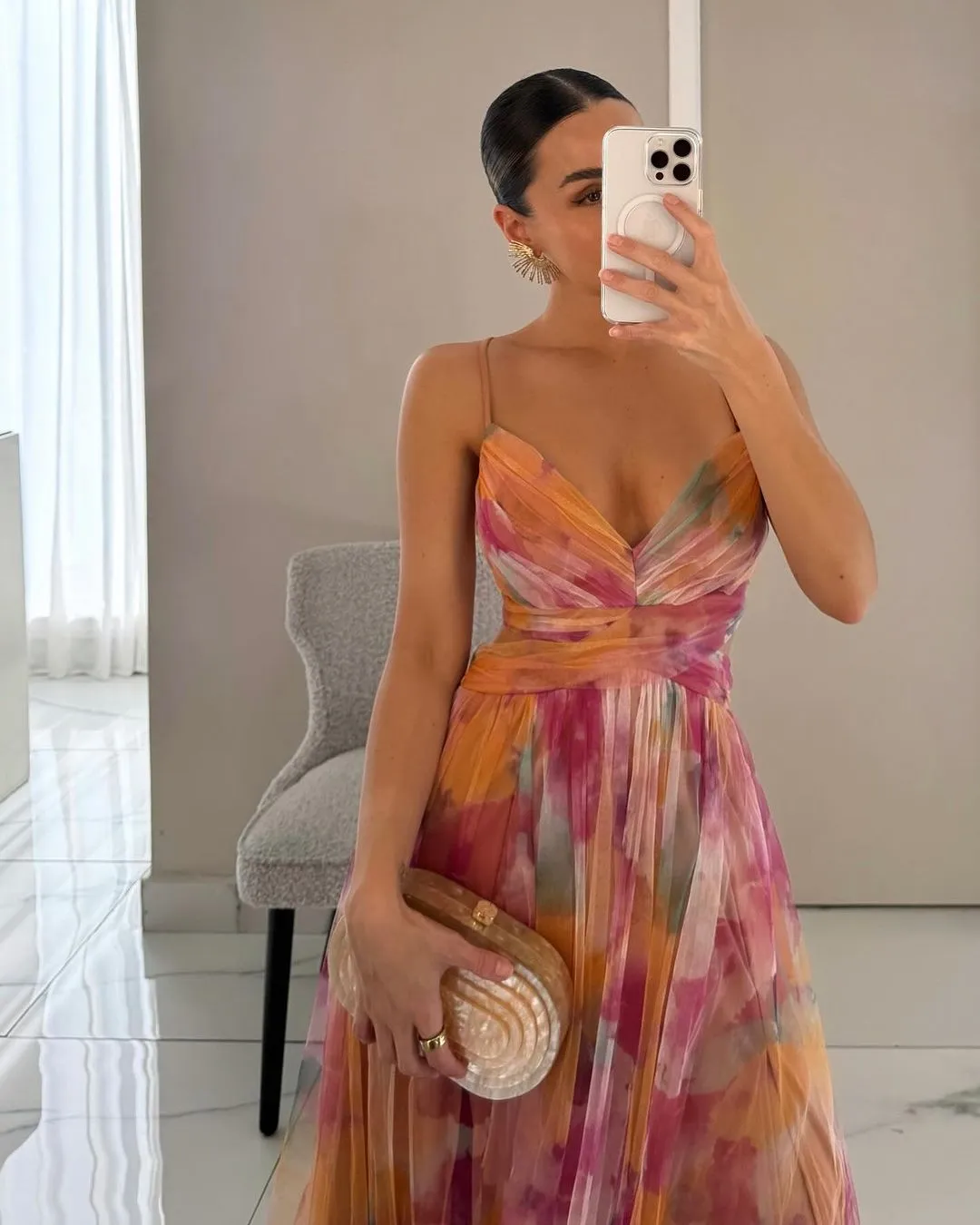 Amara  Enchanting Floral Maxi Dress