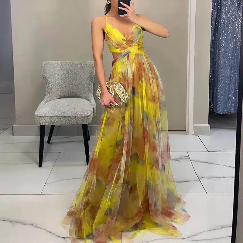 Amara  Enchanting Floral Maxi Dress