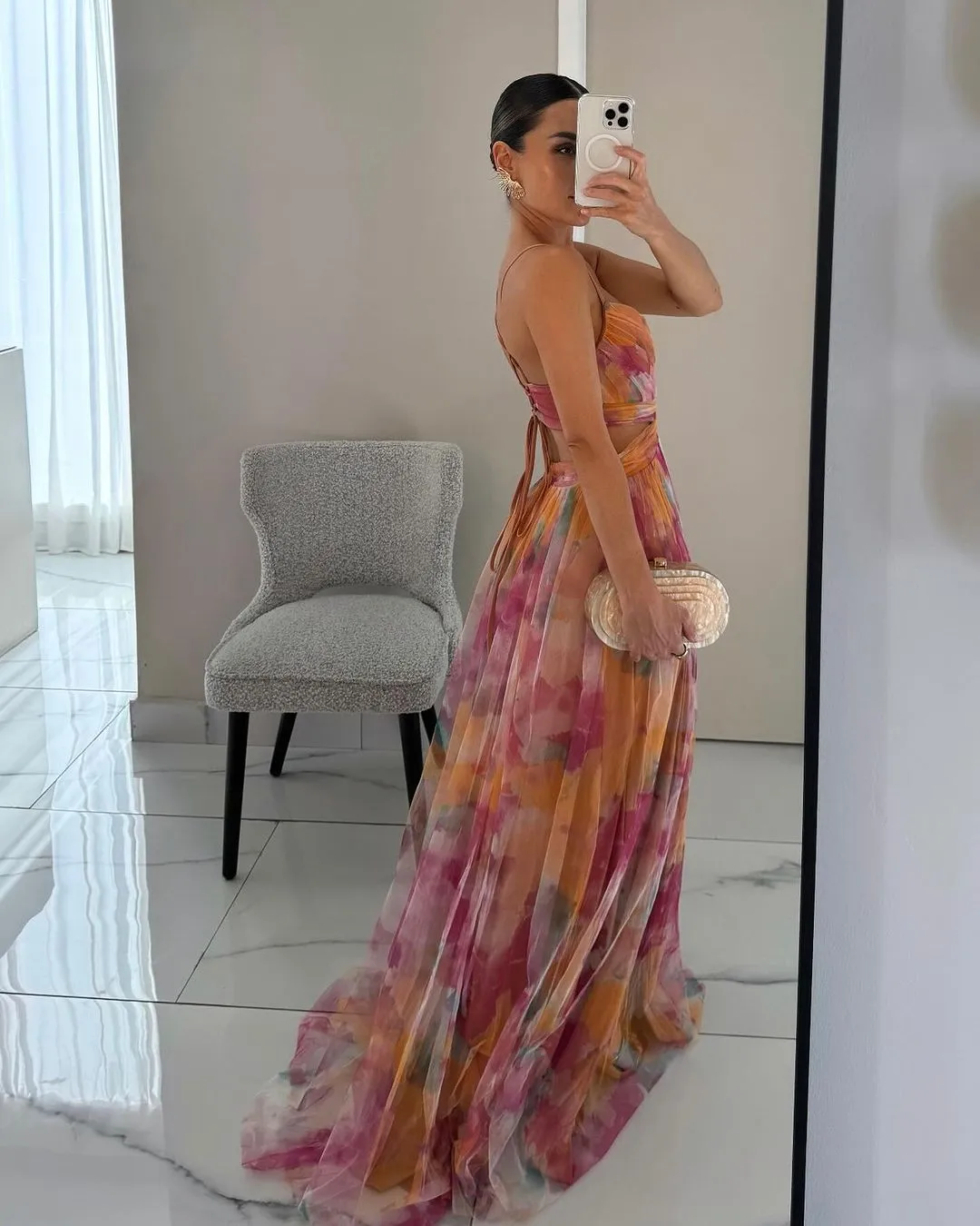 Amara  Enchanting Floral Maxi Dress