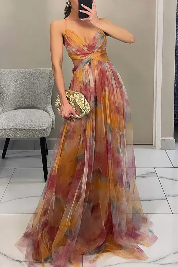 Amara  Enchanting Floral Maxi Dress