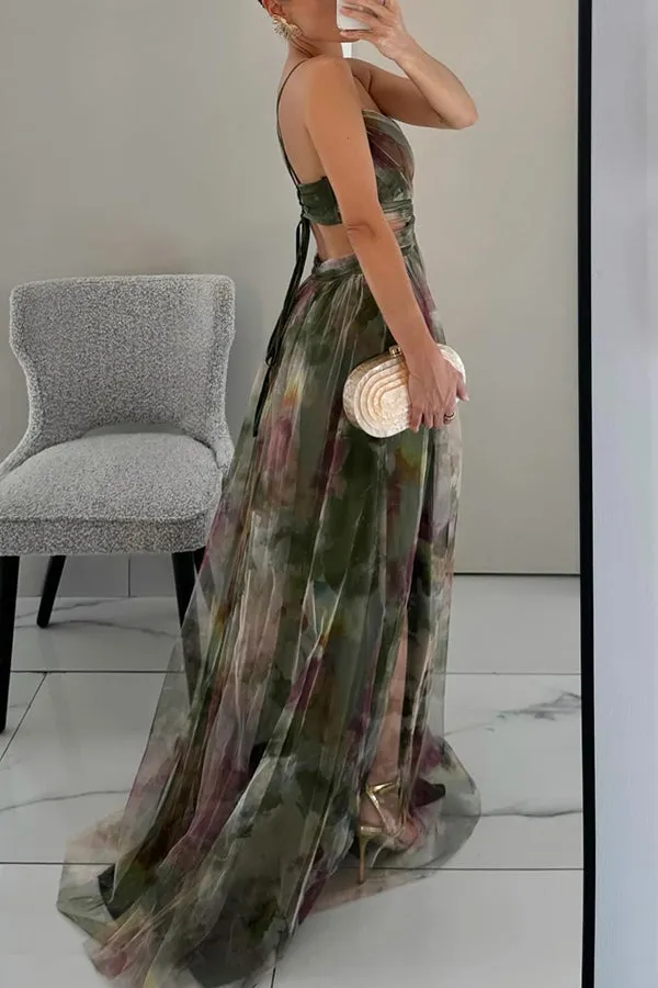 Amara  Enchanting Floral Maxi Dress