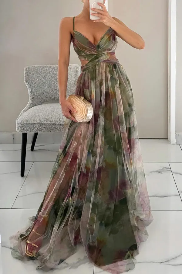 Amara  Enchanting Floral Maxi Dress