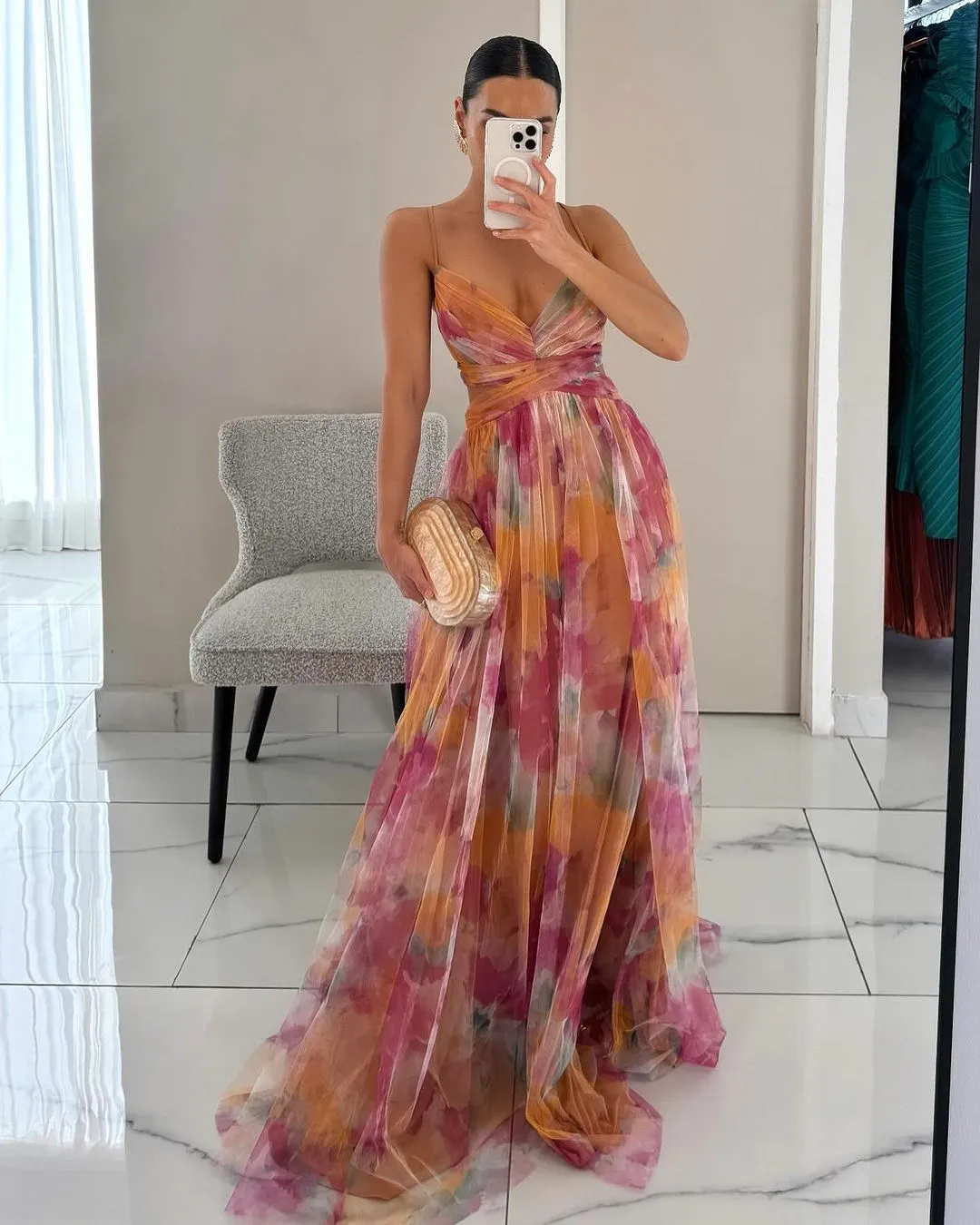 Amara  Enchanting Floral Maxi Dress