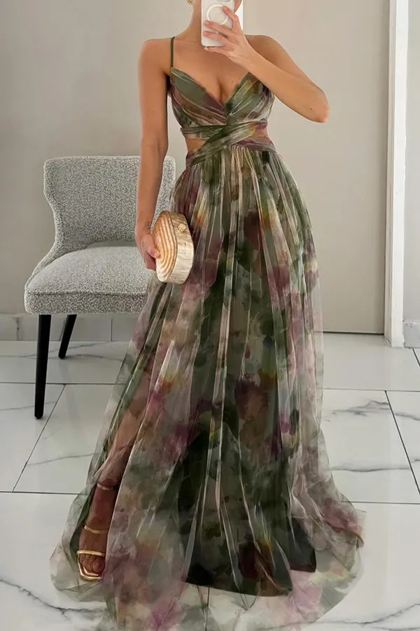 Amara  Enchanting Floral Maxi Dress