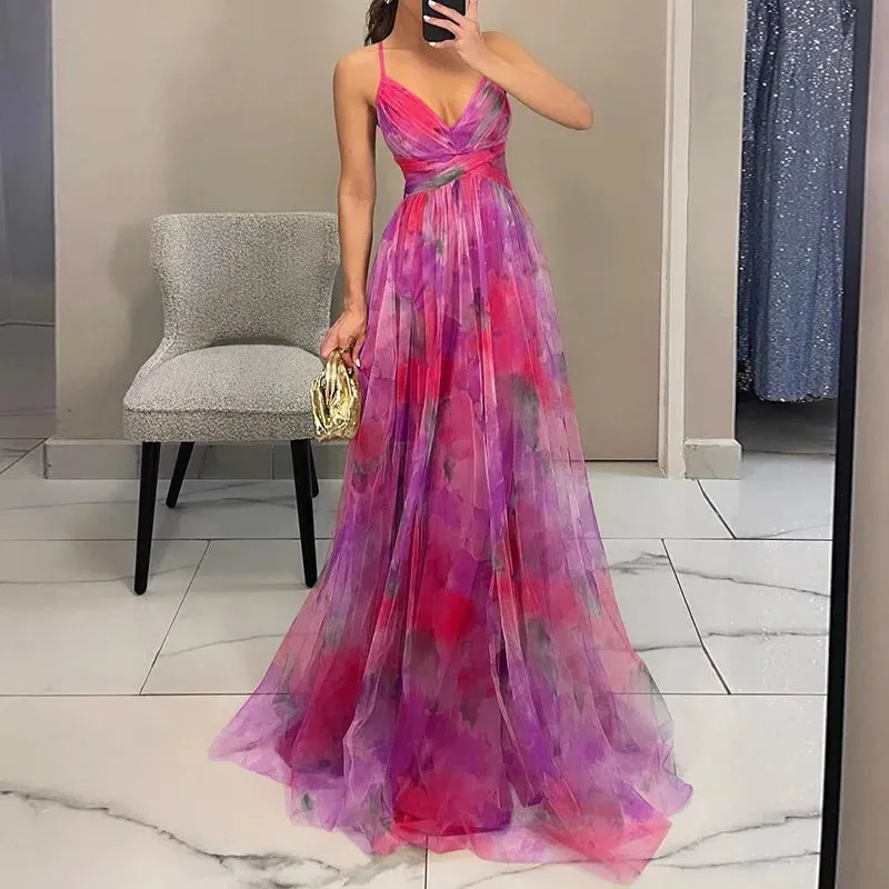 Amara  Enchanting Floral Maxi Dress