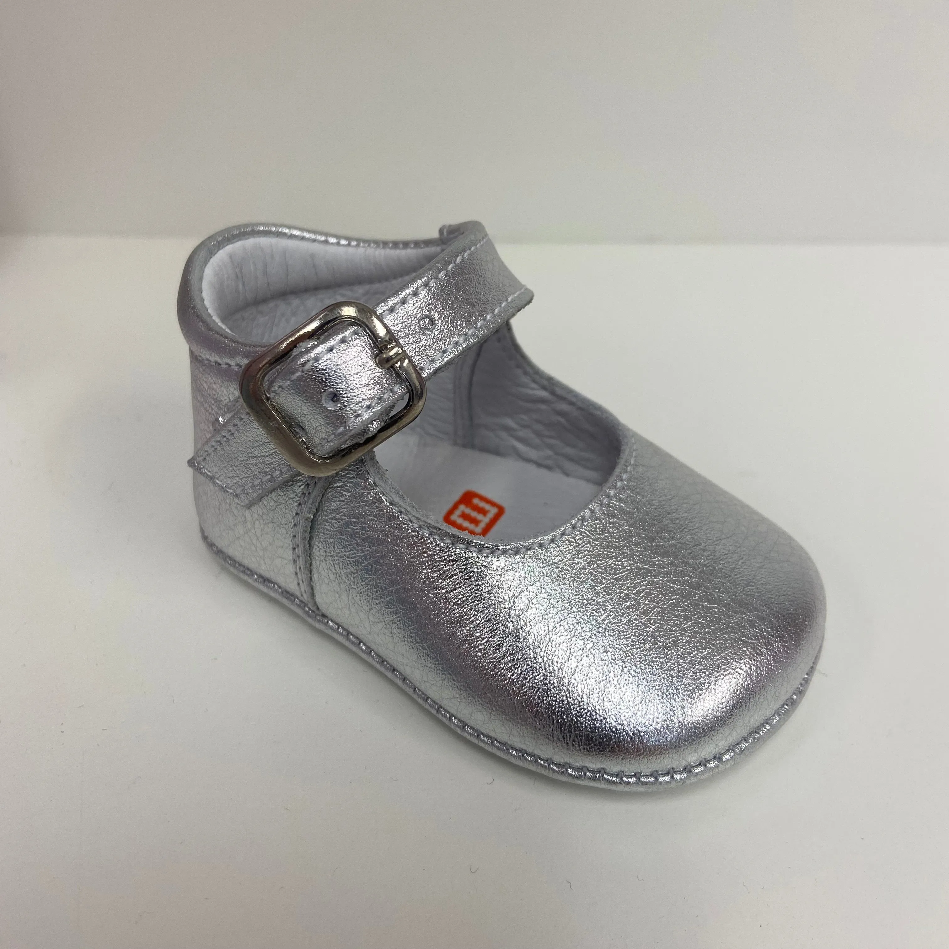 Andanines Silver Pram Shoe