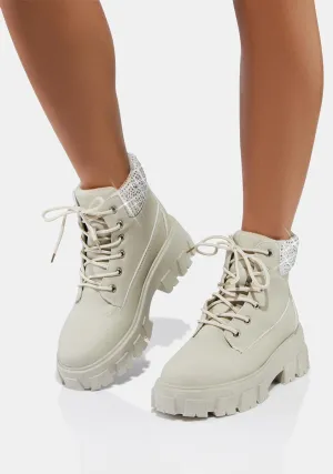 Bliss All This Trouble Combat Boots