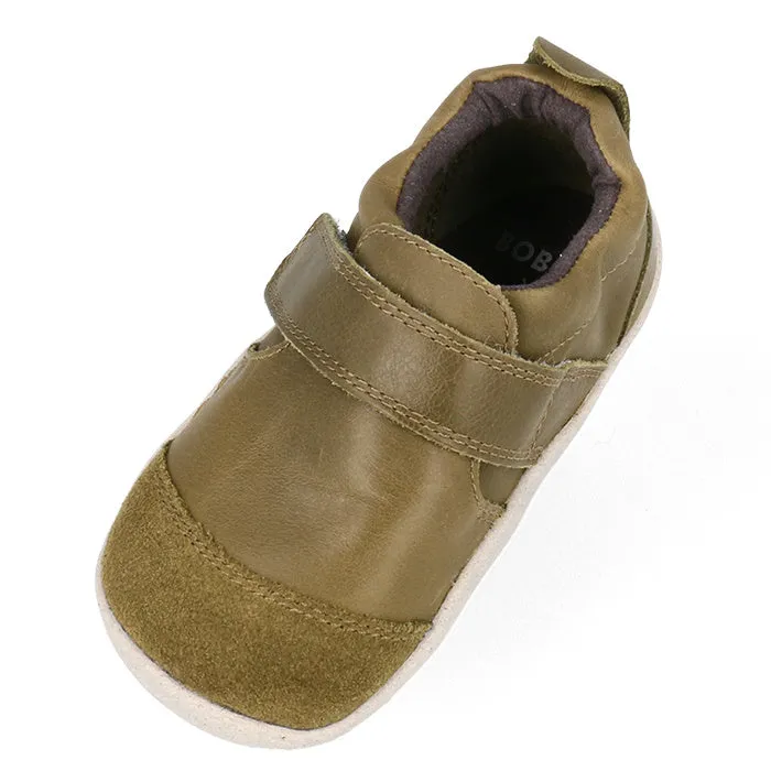 Bobux Explorer Marvel Olive Dress Shoe First Walker 501209J