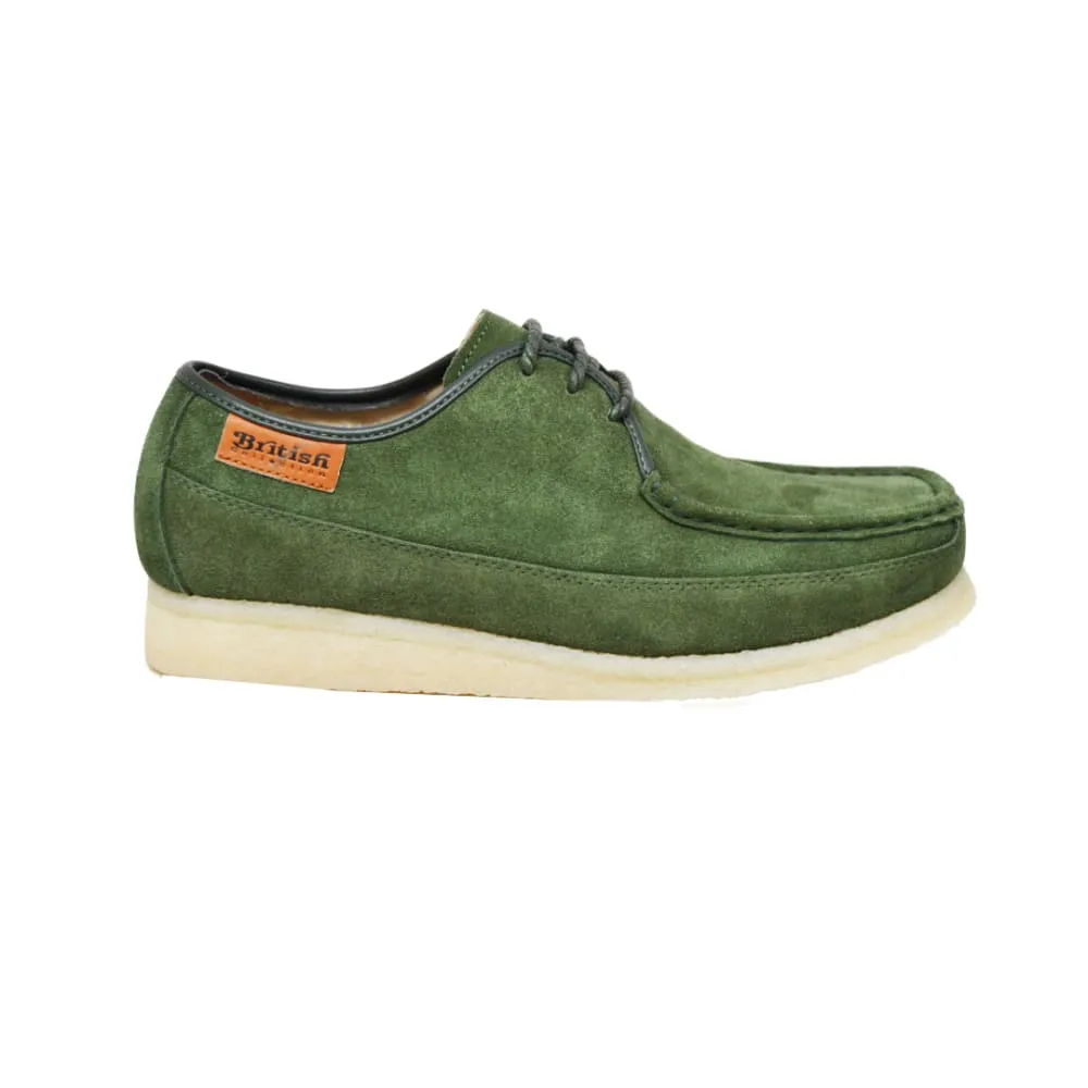 British Walkers Crown Plus Low Top Men's Suede Crepe Sole Shoes