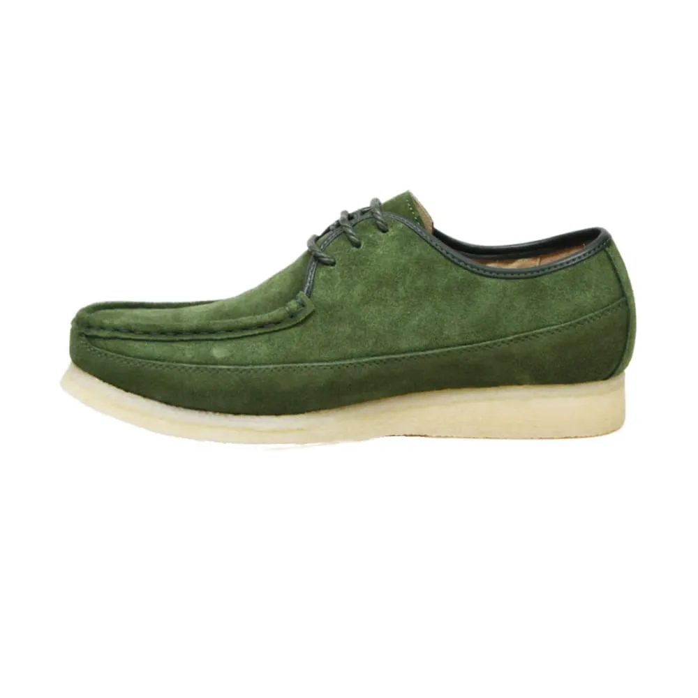 British Walkers Crown Plus Low Top Men's Suede Crepe Sole Shoes