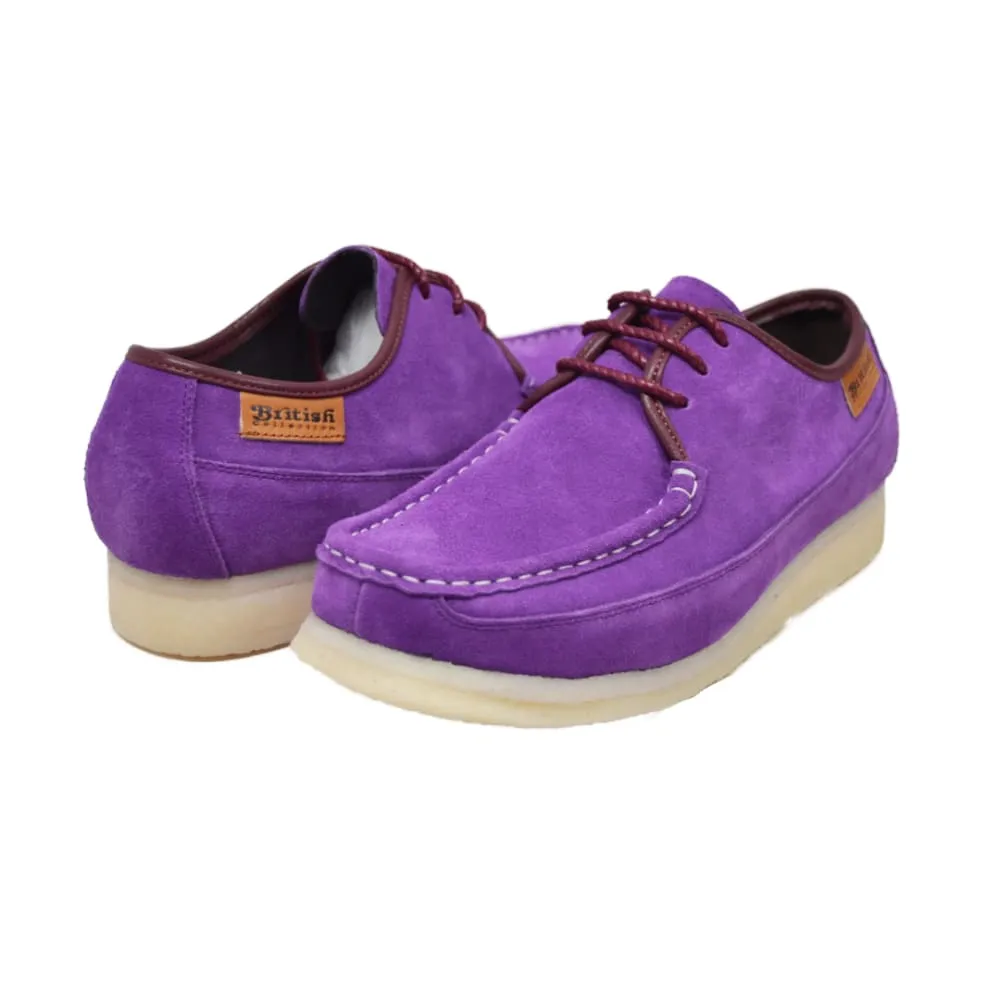 British Walkers Crown Plus Low Top Men's Suede Crepe Sole Shoes