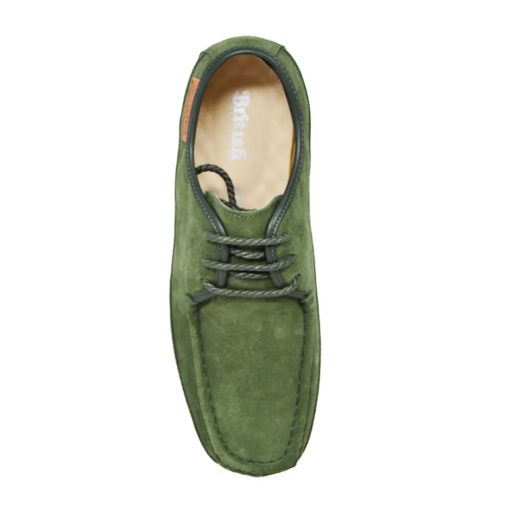 British Walkers Crown Plus Low Top Men's Suede Crepe Sole Shoes