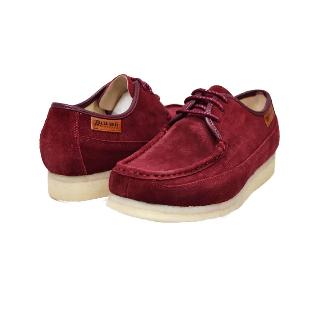 British Walkers Crown Plus Low Top Men's Suede Crepe Sole Shoes