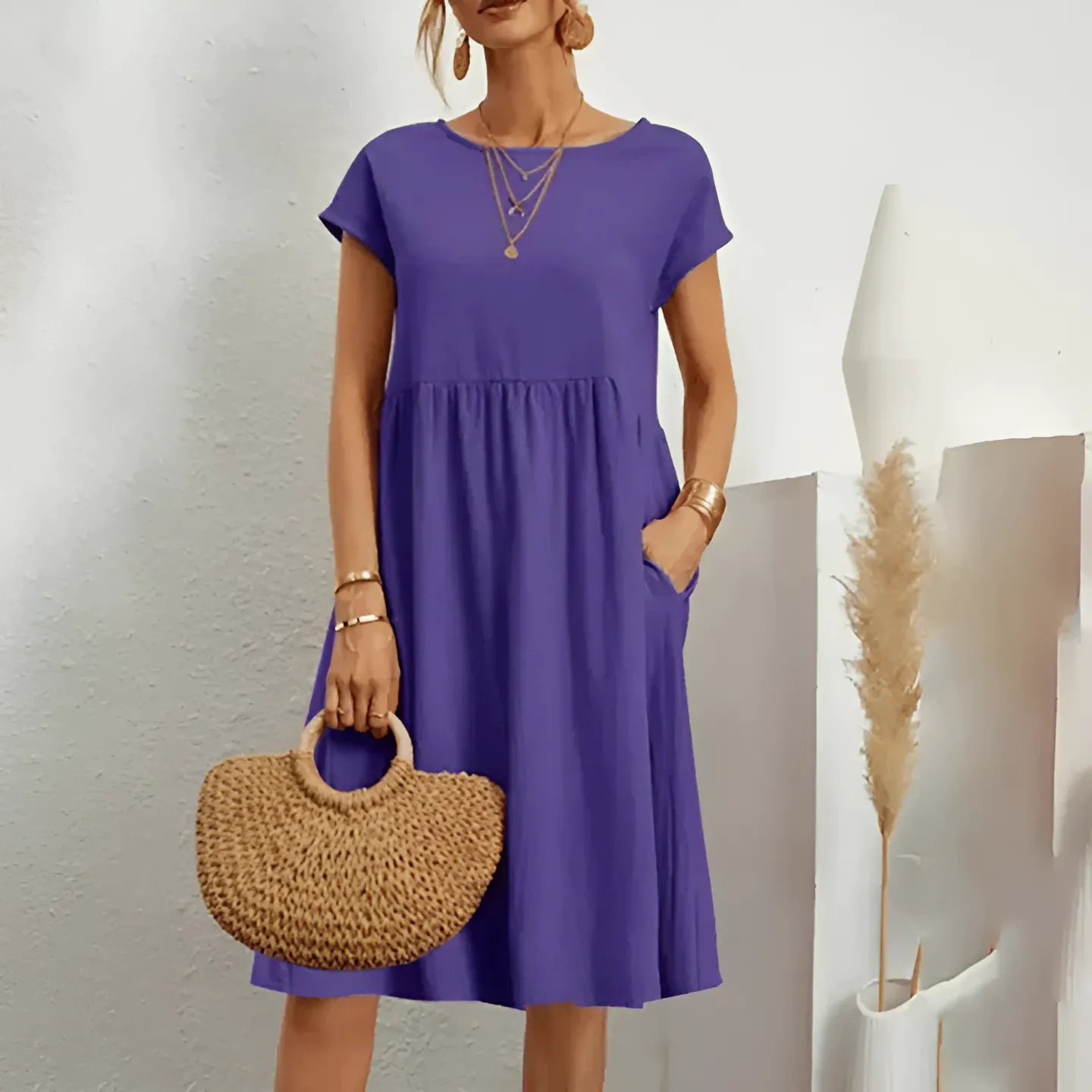 Cindy - Flowy Sleeveless Summer Dress
