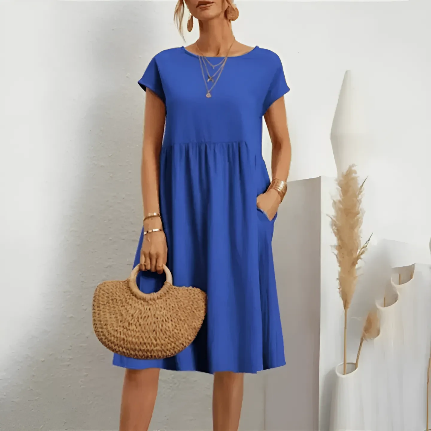Cindy - Flowy Sleeveless Summer Dress