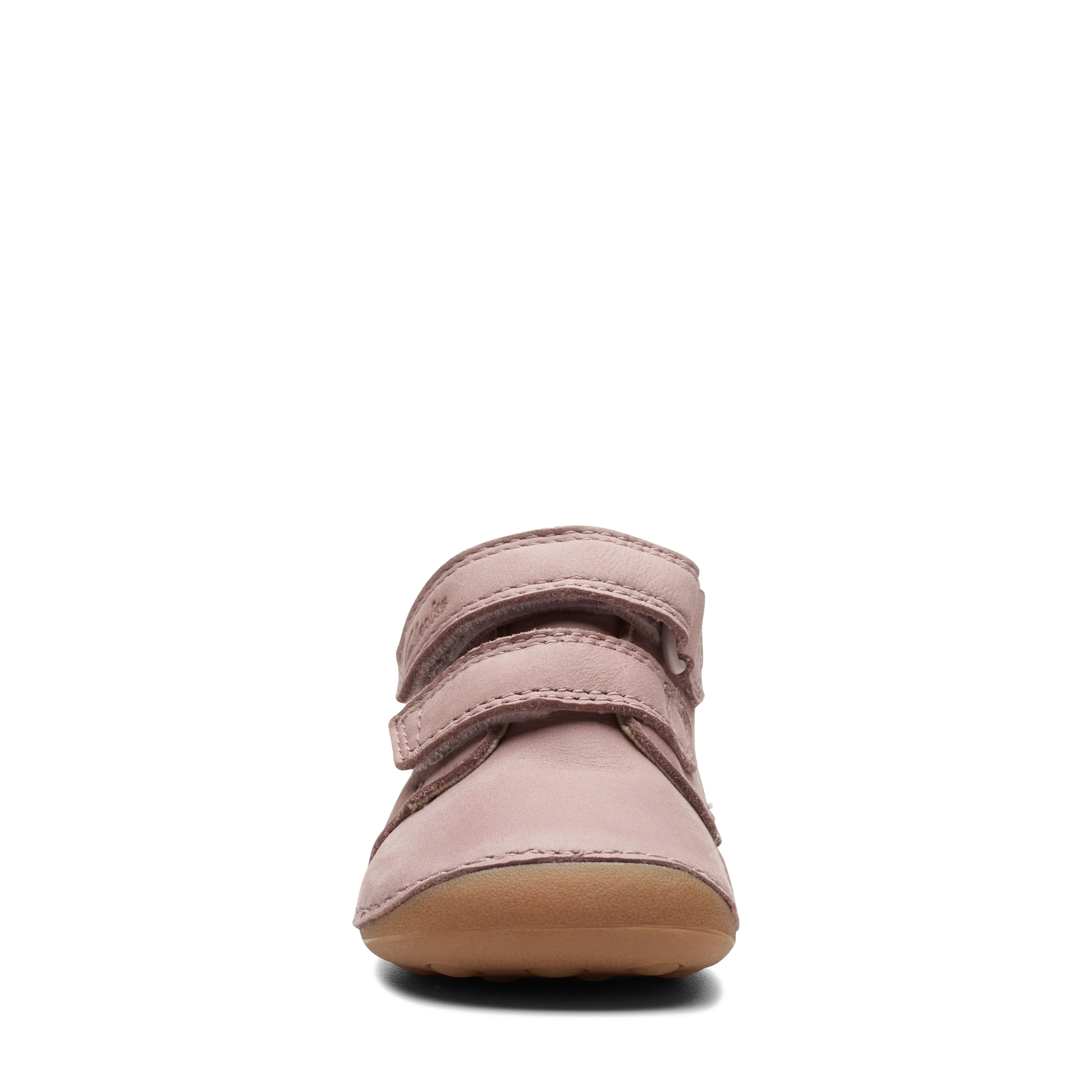 Clarks Tiny Play Infant Girls Dusty Pink Boot