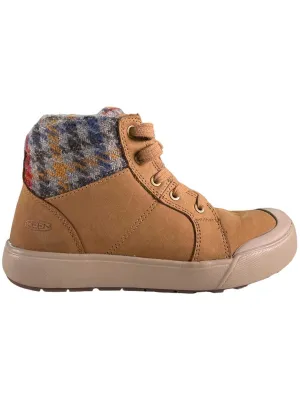 KEEN Women's Elena Mid Top Felt Collar Lace Up Boots