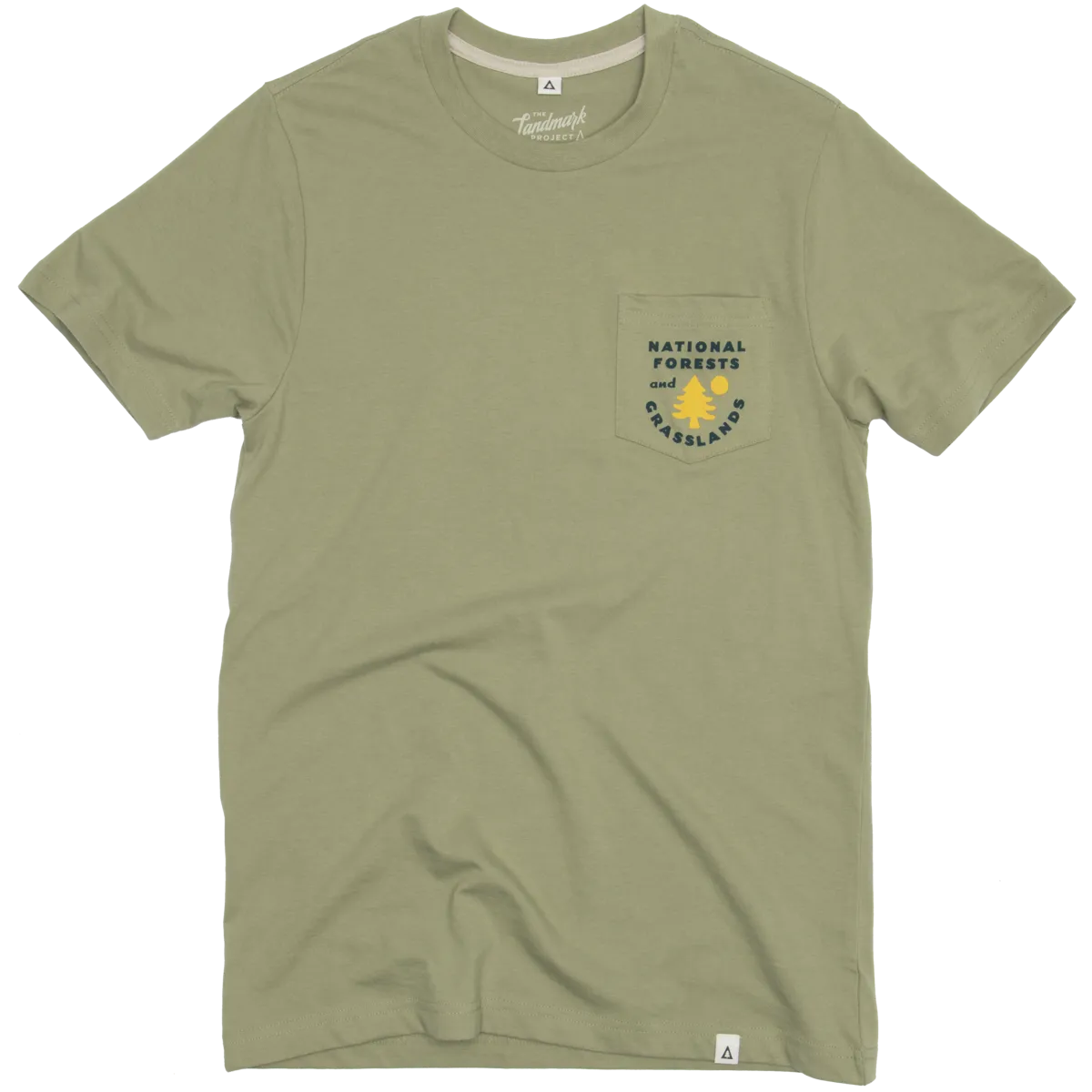 National Forests and Grasslands Pocket Tee - Bay Leaf