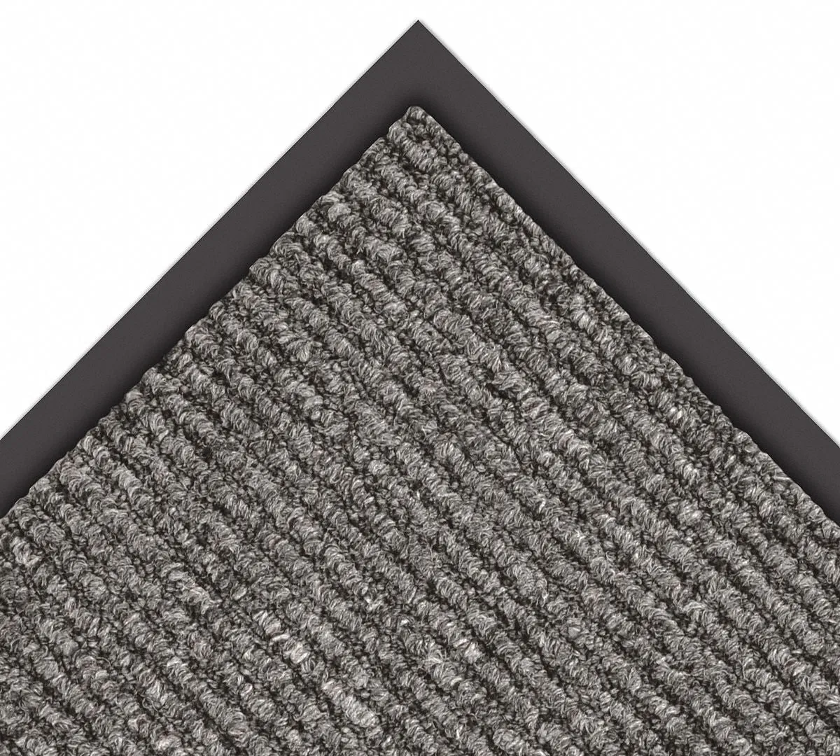 Notrax Indoor Entrance Runner, 60 ft L, 6 ft W, 3/8 in Thick, Rectangle, Charcoal - 132C0072CH