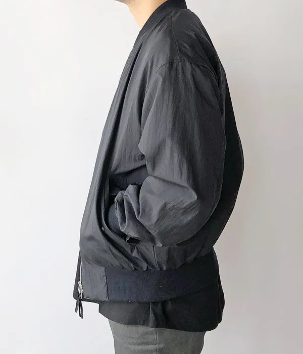 POLYPLOID/BOMBER JACKET B (BLACK)