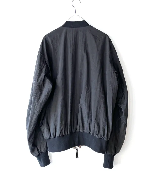 POLYPLOID/BOMBER JACKET B (BLACK)