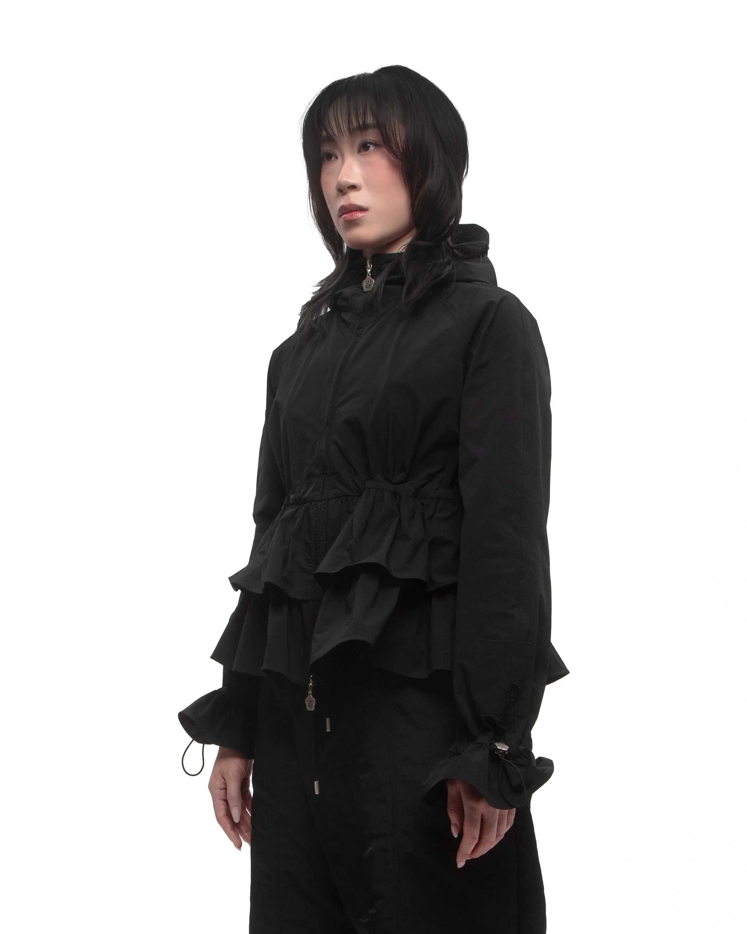 RUFFLE UMMA SHELL JACKET
