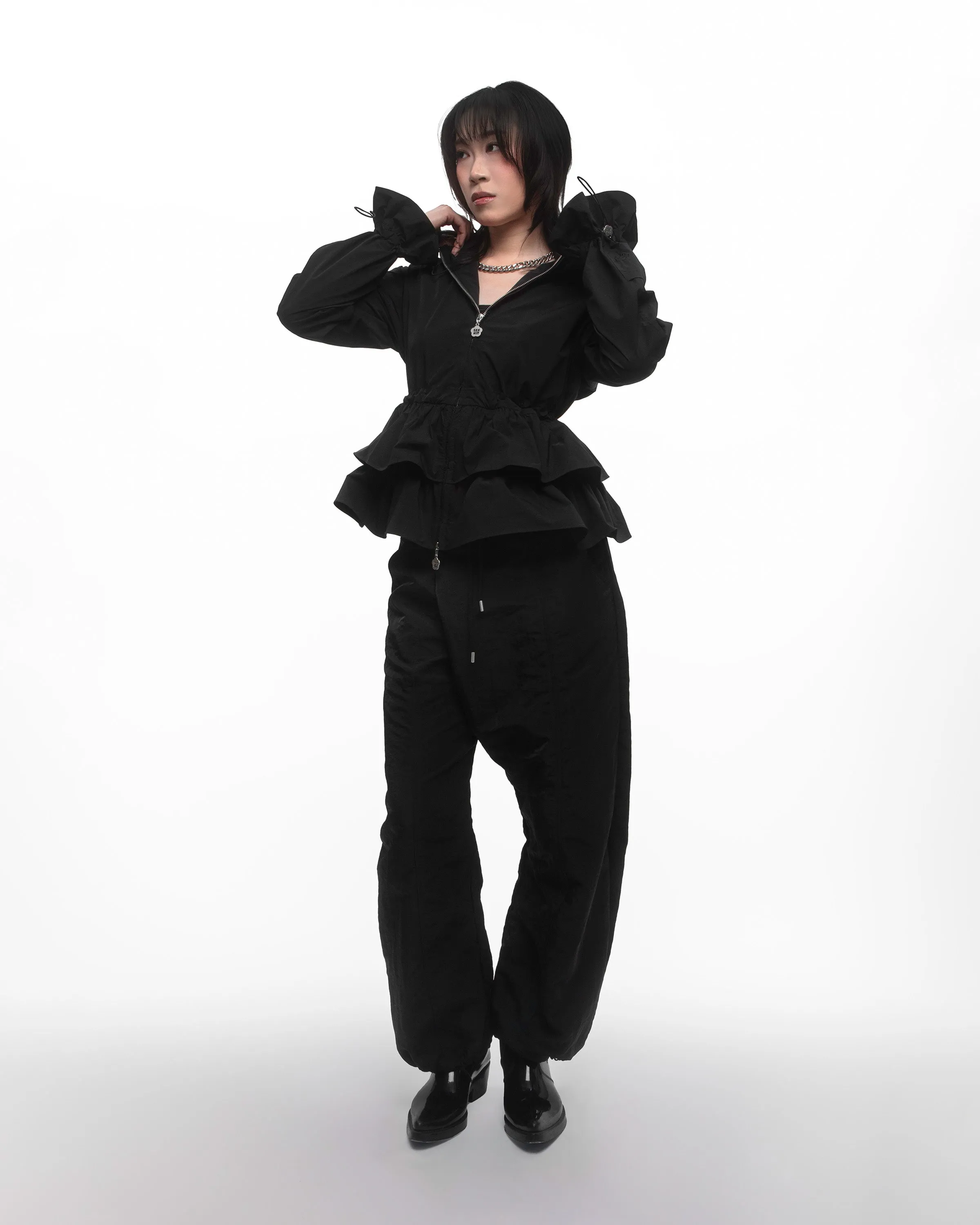 RUFFLE UMMA SHELL JACKET