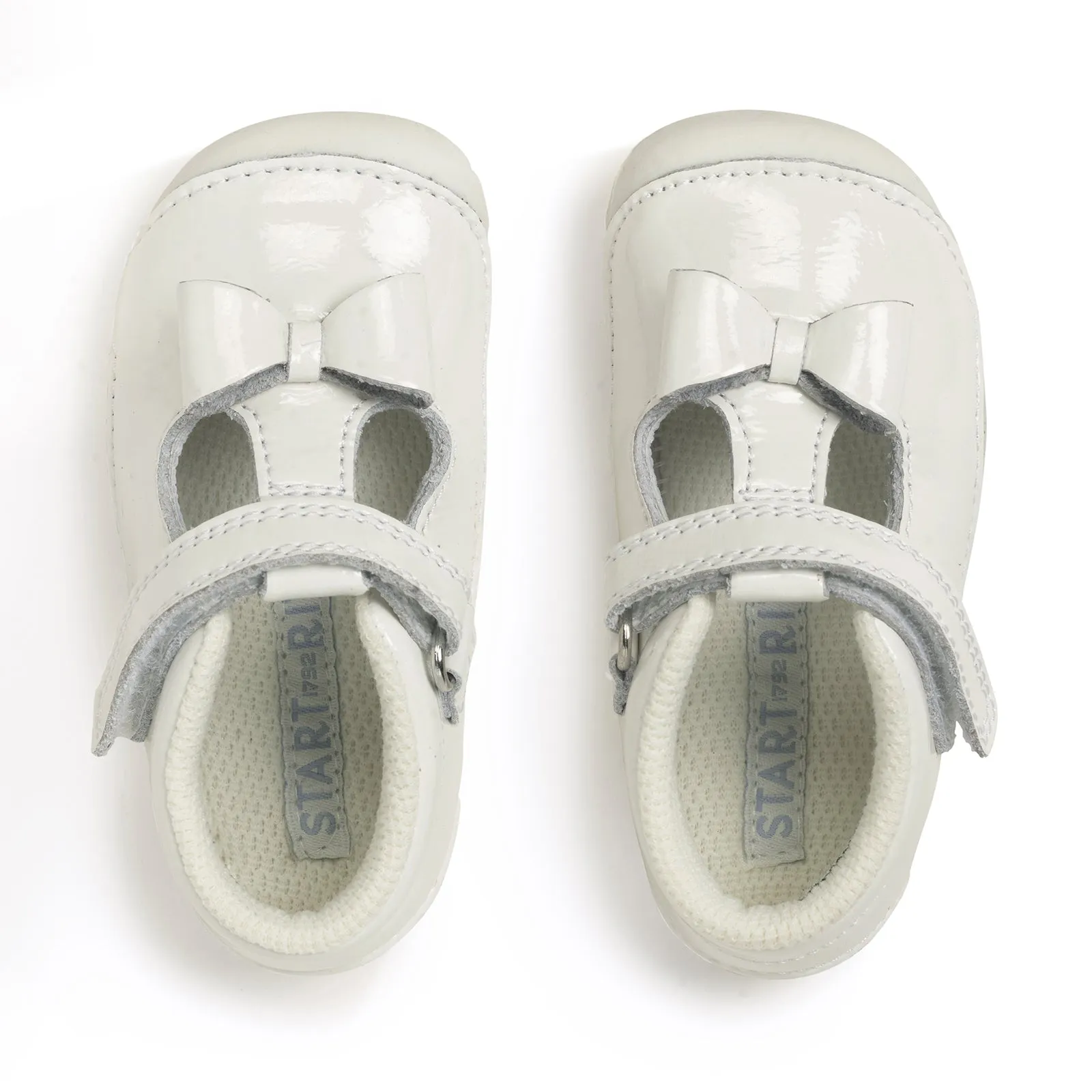 Start Rite Wiggle Girls White Patent Shoes