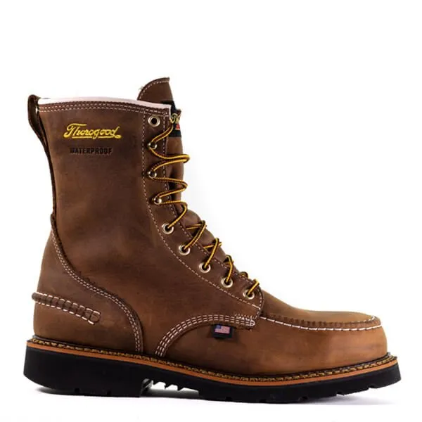 Thorogood 1957 Series Waterproof Safety Toe 8″ Crazy Horse Moc Toe Maxwear 90™