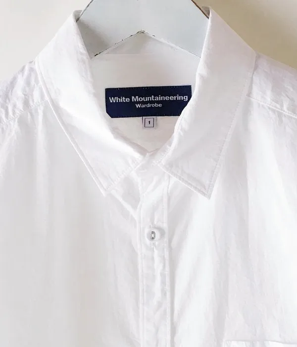 White Mountaineering Wardrobe/BROAD SHIRT (WHITE)